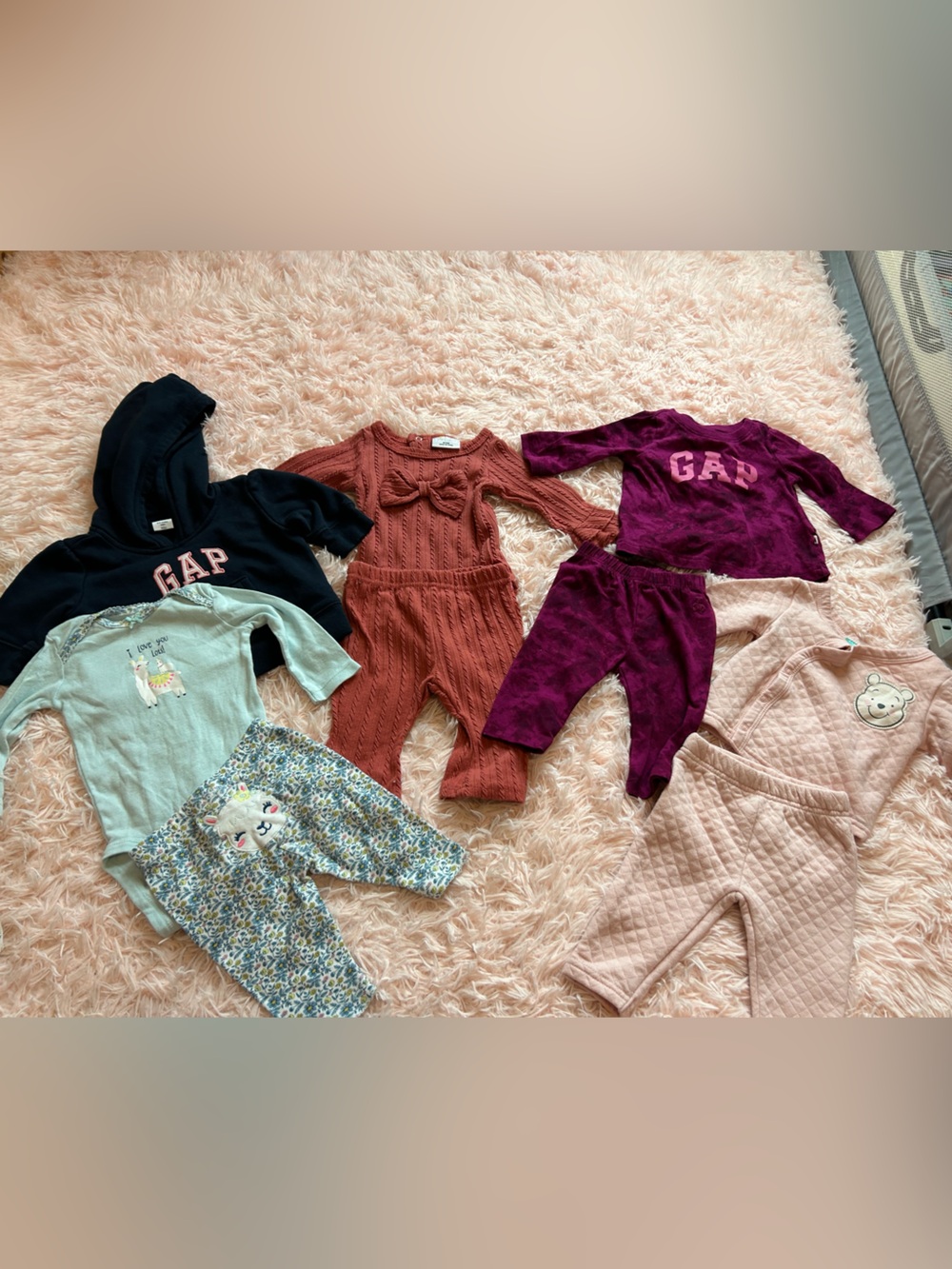 GAP Baby Apparel Set — Navy, Mint, Rust, Plum, Blush